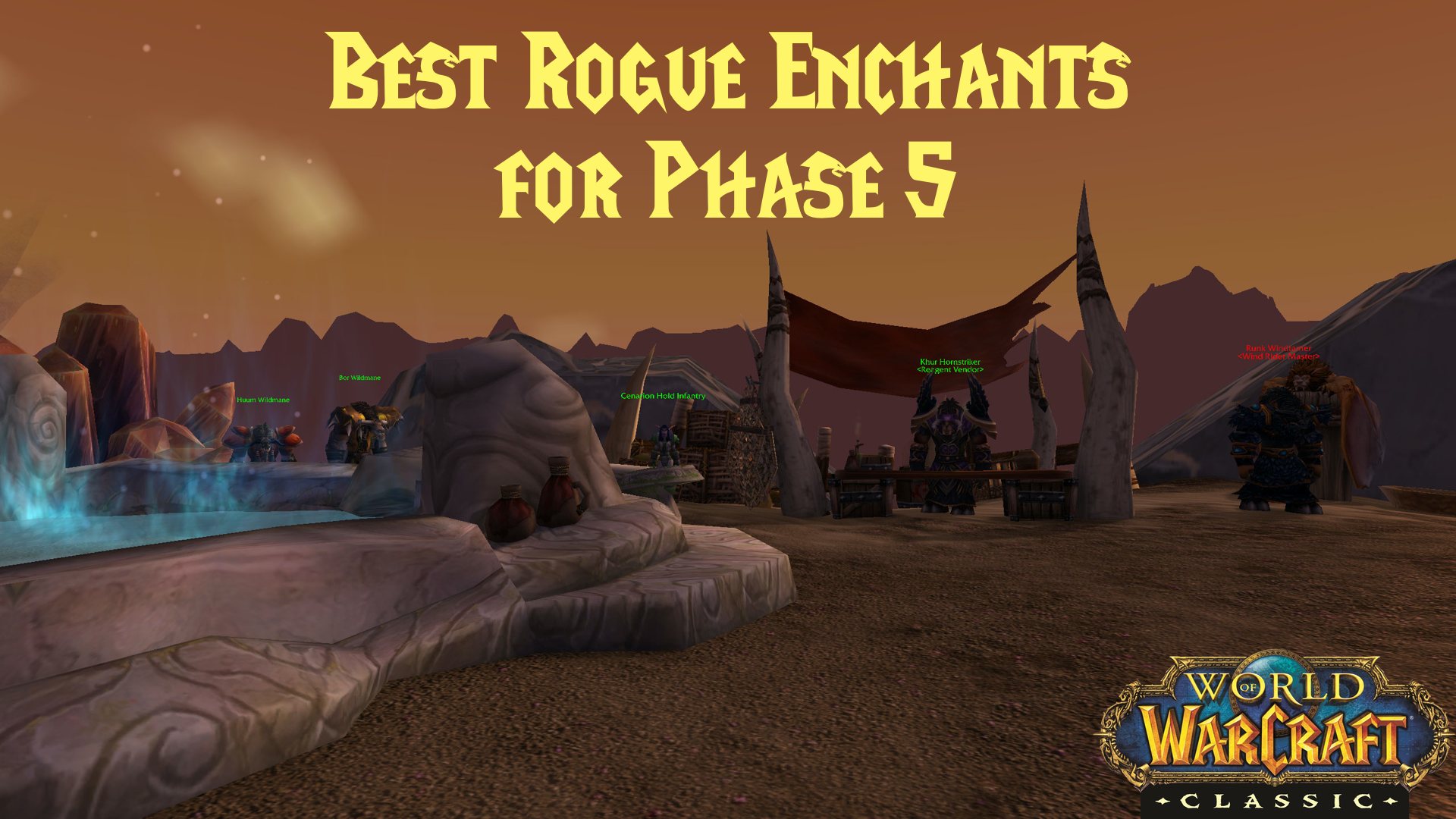 Best Rogue Enchants For Phase 5 Wow Classic Bitt S Guides