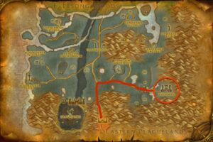 Map to Zul'Aman through Ghostlands
