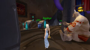 Zephyr will teleport you to Caverns of Time with the proper rep