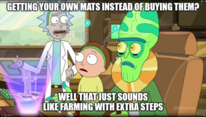 Farming With Extra Steps Meme