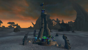 Farm honor in TBC Classic with the Spirit Towers