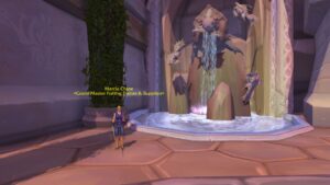 Marcia Chase in Dalaran offers the WotLK Classic daily fishing quests