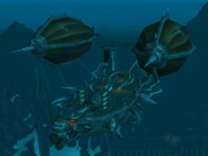 Orgrim's Hammer, the Horde's aerial base over Icecrown