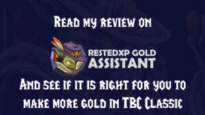 RestedXP Gold Assistant Banner