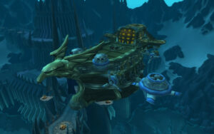 The Skybreaker, the Alliance's airship over Icecrown
