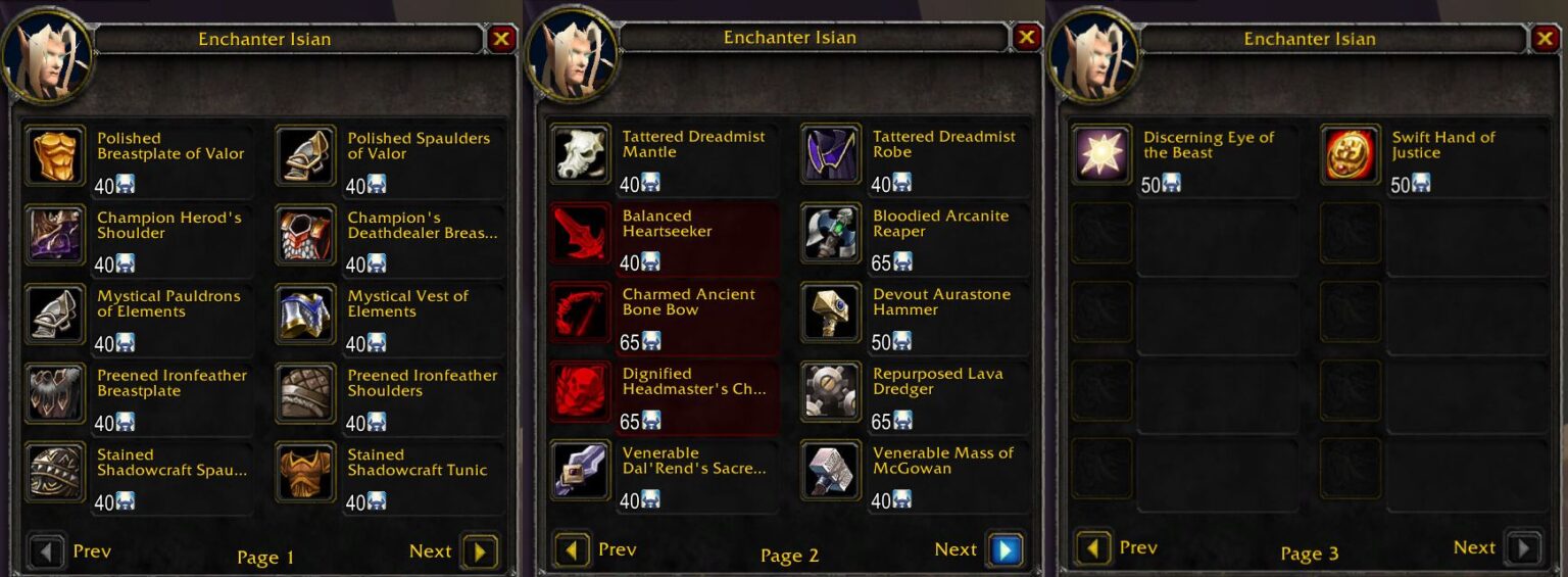 WotLK Classic Heirloom Guide Bitt's Guides