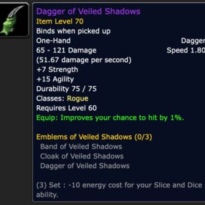Dagger of Veiled Shadows
