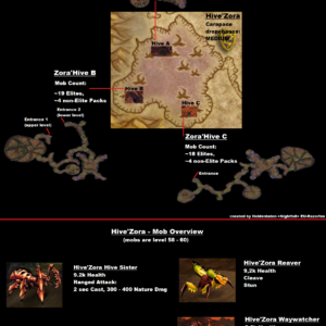 Map and details of Hive Zora Map and details of Hive Zora