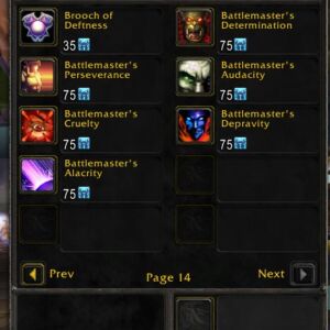 Geras TBC Classic BoJ items for Phase 4