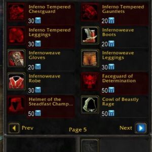 Geras TBC Classic BoJ items for Phase 4