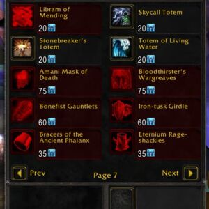 Geras TBC Classic BoJ items for Phase 4