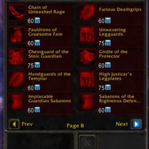 Geras TBC Classic BoJ items for Phase 4